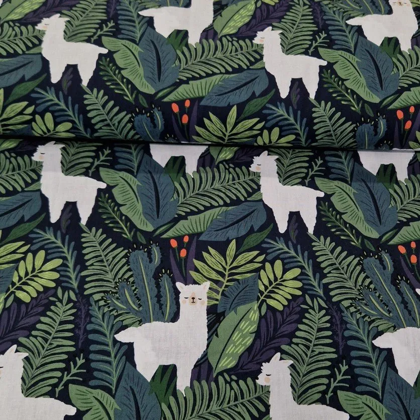 100% Cotton Digital Print - Alpaca