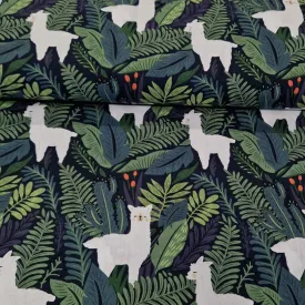 100% Cotton Digital Print - Alpaca