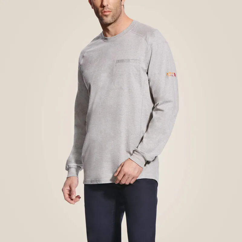 Ariat Mens FR Air Crew Long Sleeve T-Shirt Style 10022329