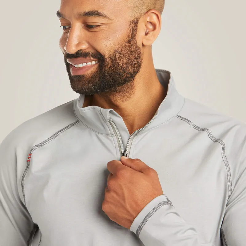 Ariat Mens FR Combat Stretch Patriot 1/4 Zip Work Shirt Style 10035420
