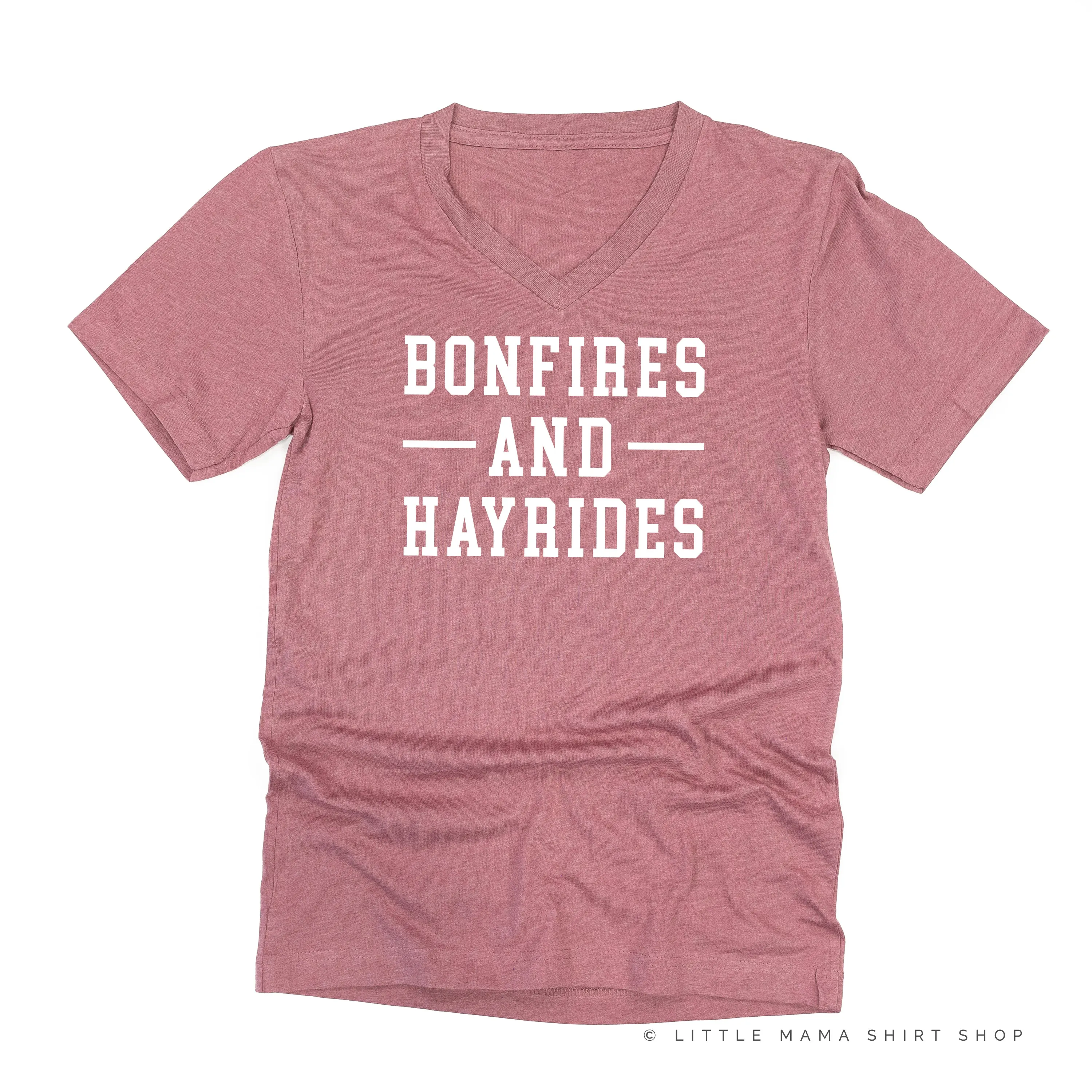 BONFIRES AND HAYRIDES - Unisex Tee