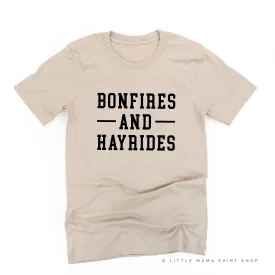 BONFIRES AND HAYRIDES - Unisex Tee