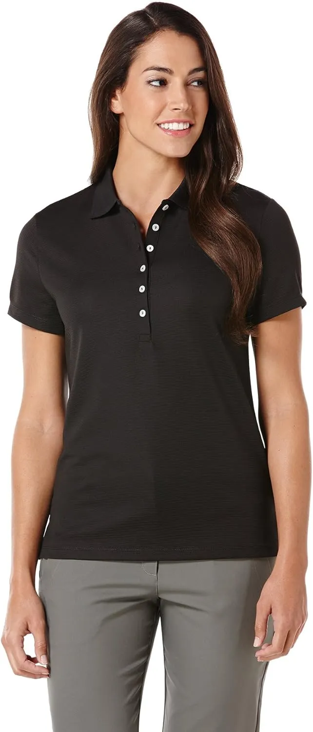 Callaway Women's Short Sleeve Ottoman Performance Golf Polo With Sun Protection (Size Small - 4X-Large)