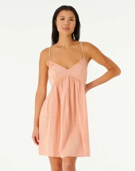 Classic Surf Cover Up Dress - Light Coral