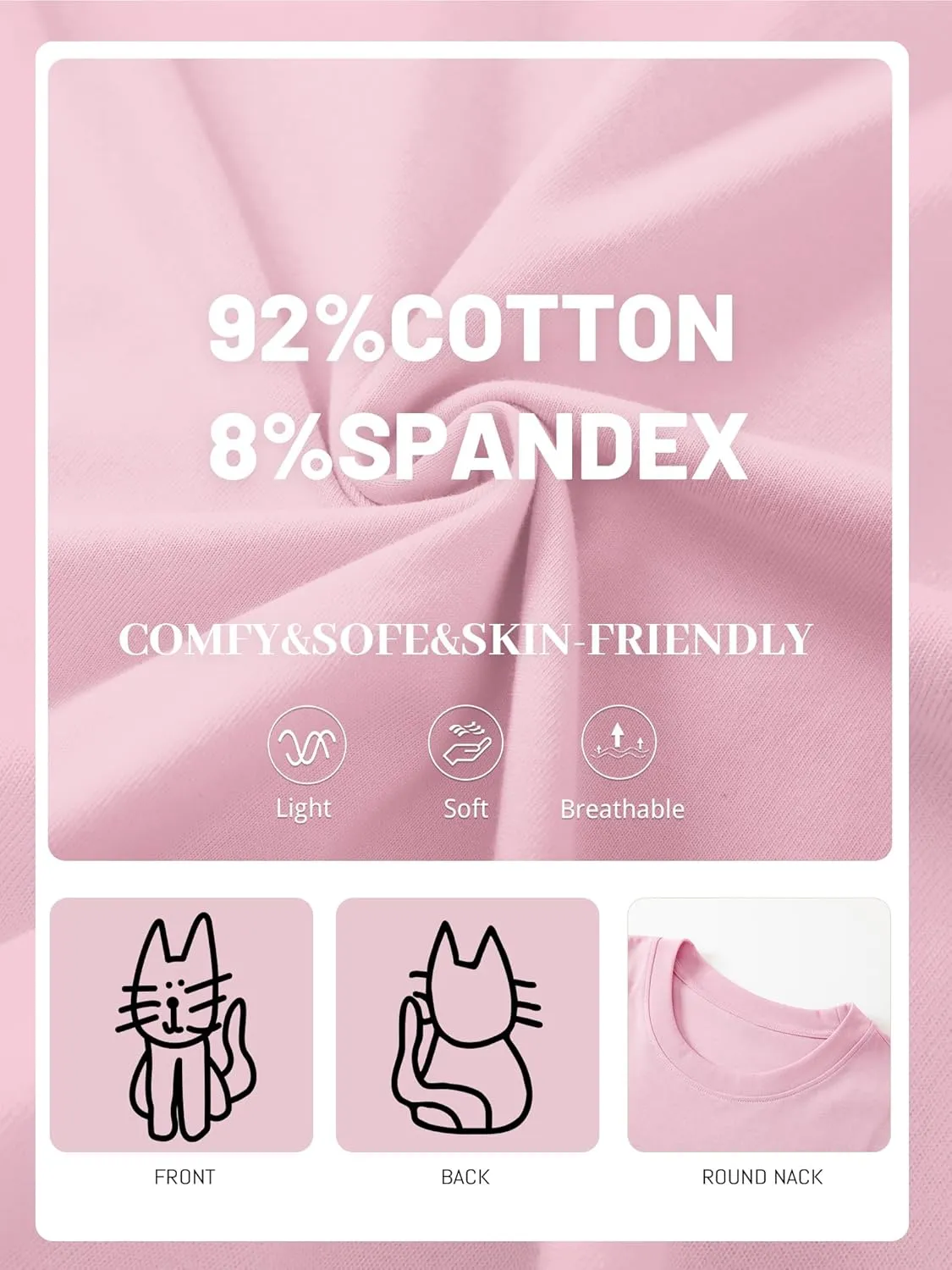 Cute Cat Shirts for Women Oversized Black Cat Graphic Tshirt Casual T-Shirt Kawaii Tees Aesthetic Funny Tops