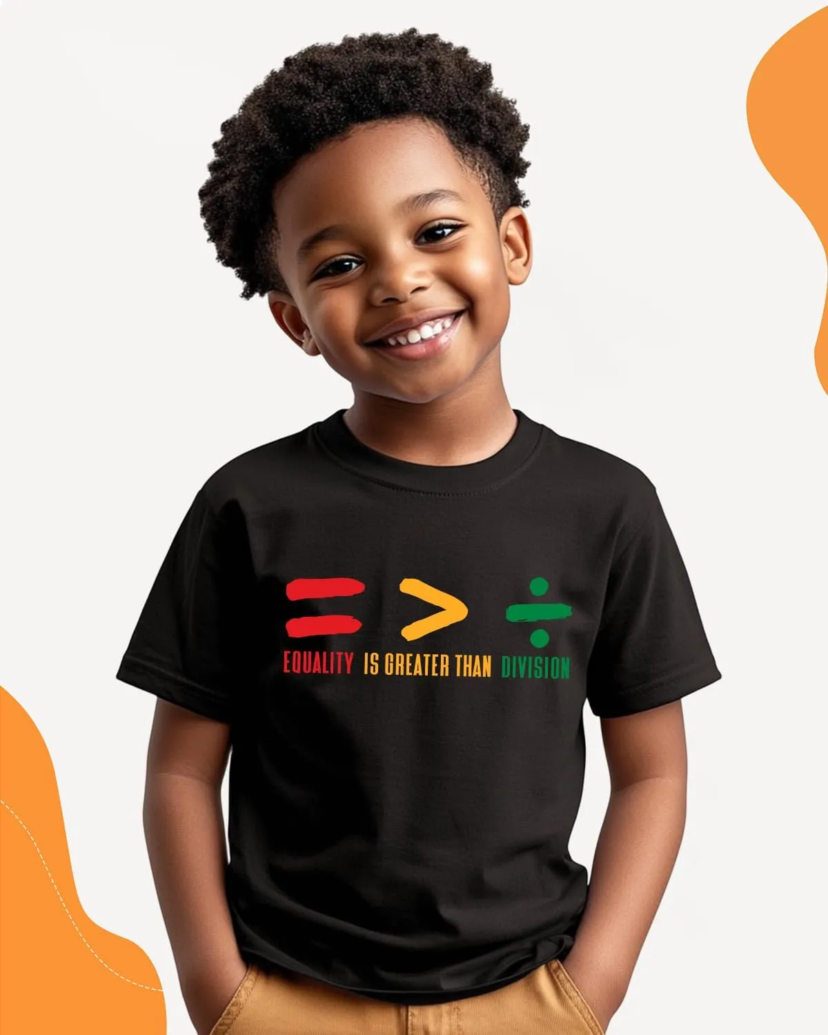 Juneteenth Shirt for Toddler Boys Girls Kids Freedom Day Shirts 1865 Black History Tee Tops, 2T-8Y