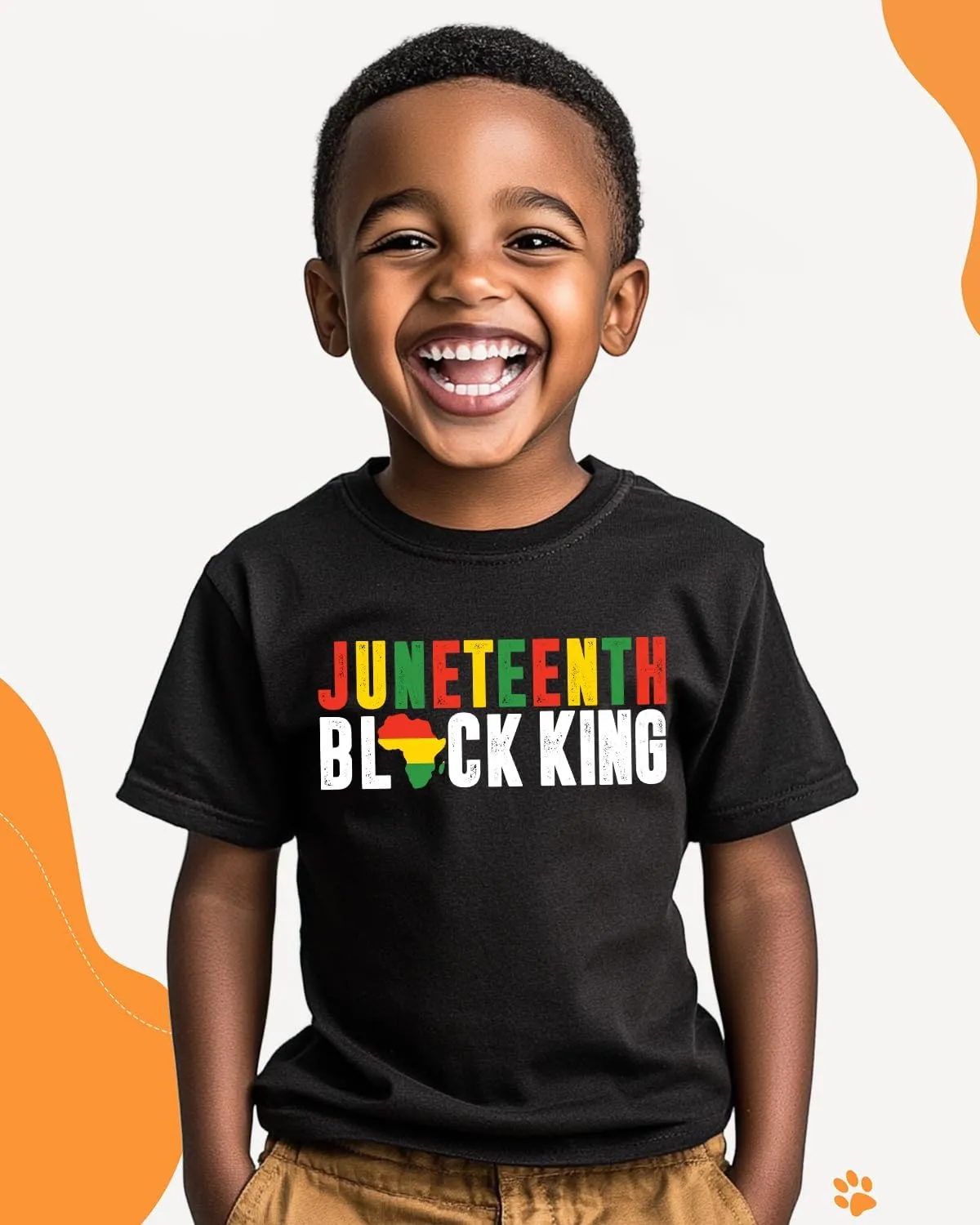 Juneteenth Shirt for Toddler Boys Girls Kids Freedom Day Shirts 1865 Black History Tee Tops, 2T-8Y