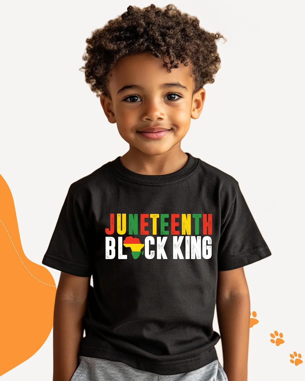 Juneteenth Shirt for Toddler Boys Girls Kids Freedom Day Shirts 1865 Black History Tee Tops, 2T-8Y