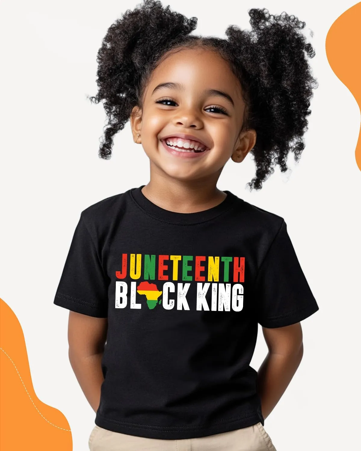 Juneteenth Shirt for Toddler Boys Girls Kids Freedom Day Shirts 1865 Black History Tee Tops, 2T-8Y
