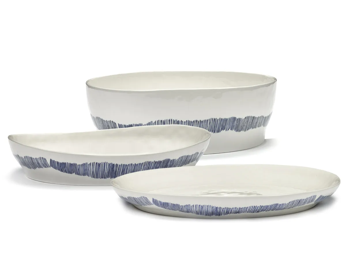 Low Serving Plates Available in 3 Styles