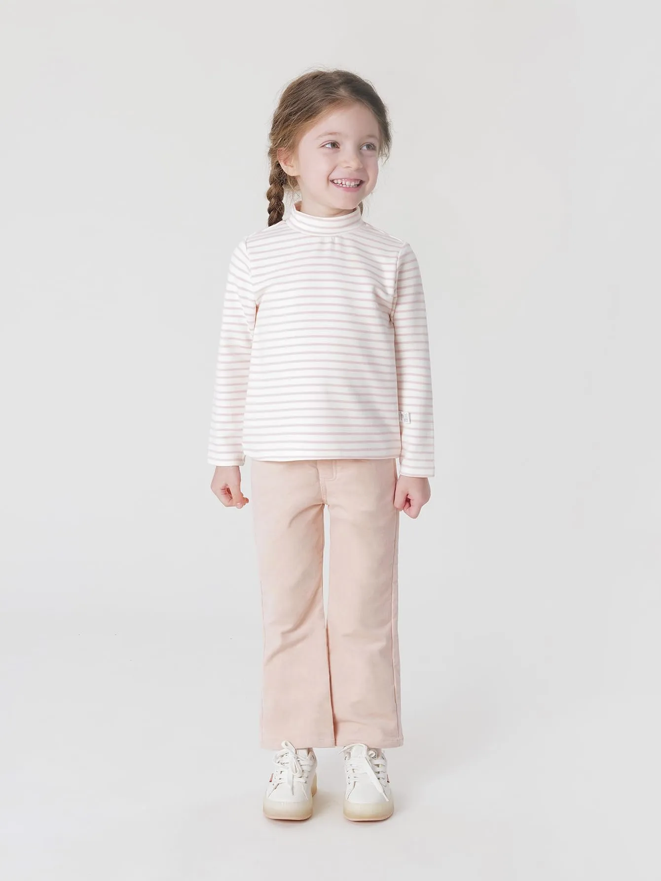MARC & JANIE Boys Girls Vintage Striped Bottom Shirts 241553