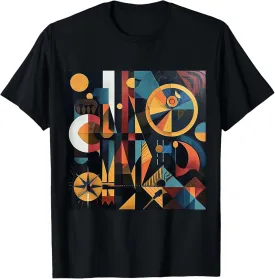 Modern Abstract Pattern Boho Abstract Geometric T-Shirt