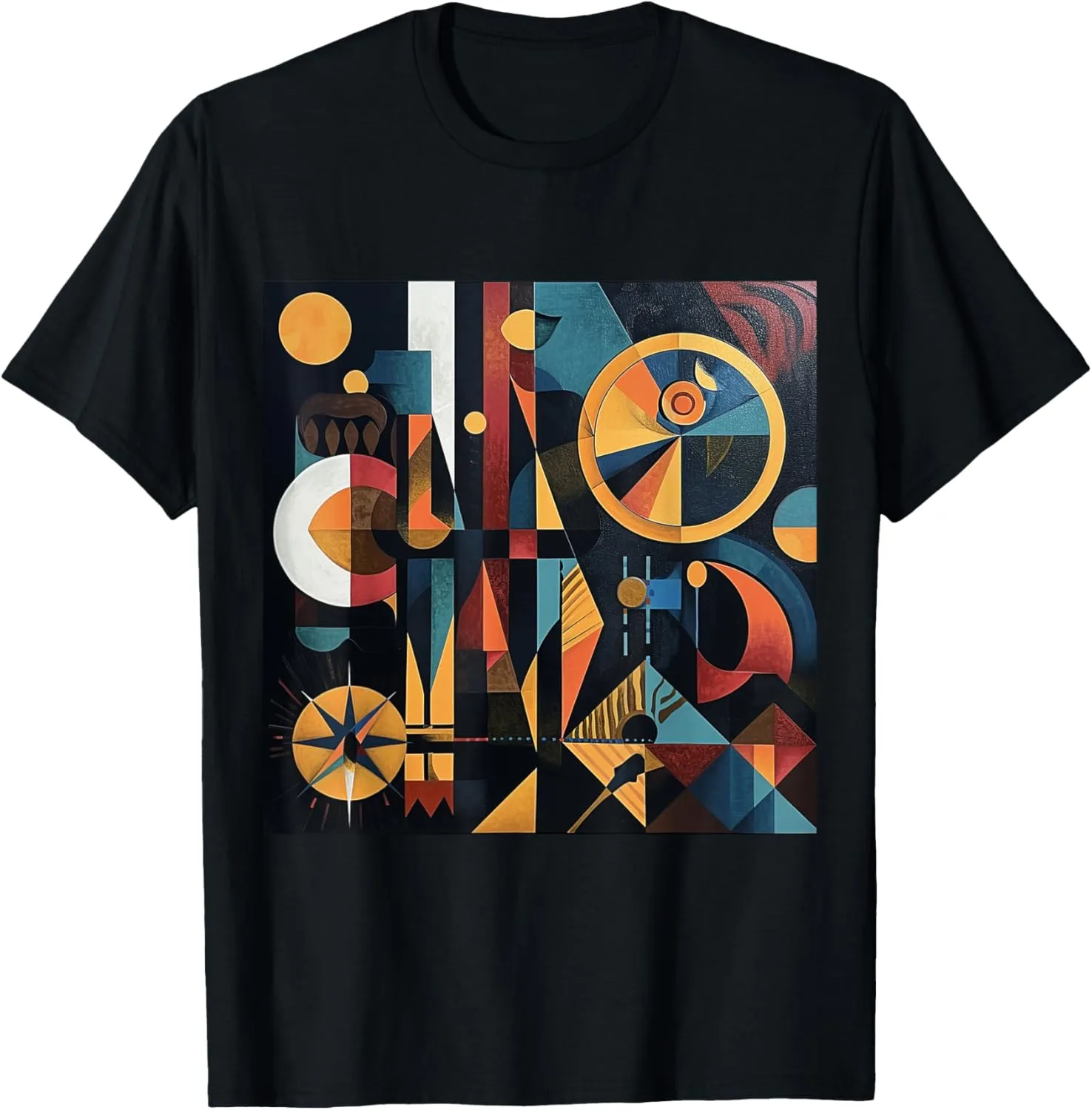 Modern Abstract Pattern Boho Abstract Geometric T-Shirt