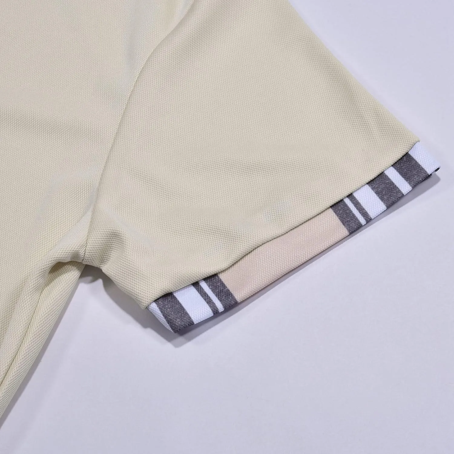 Polo Shirts for Men Short Sleeve Button Down Collar Gradient Tees Casual Business Work Tshirt Summer Golf Tops