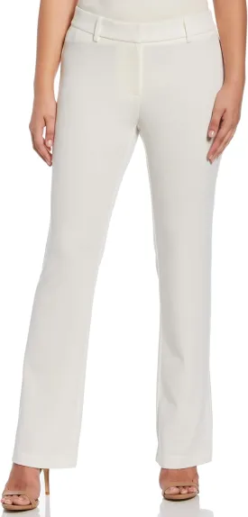 Rafaella Women's 32.5" Soft Crepe Dress Pants, Four-Way Stretch, Modern Fit, Flattering & Versatile Work Slacks