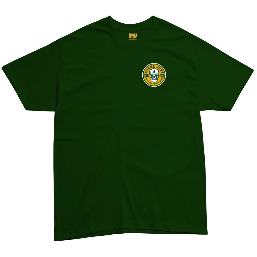 Skull Forest Green Tee