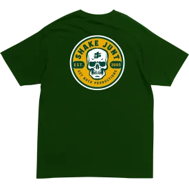 Skull Forest Green Tee