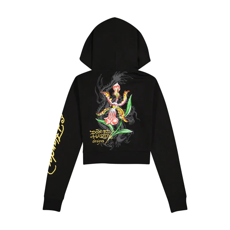 Tigers Zip Front Hoodie Black
